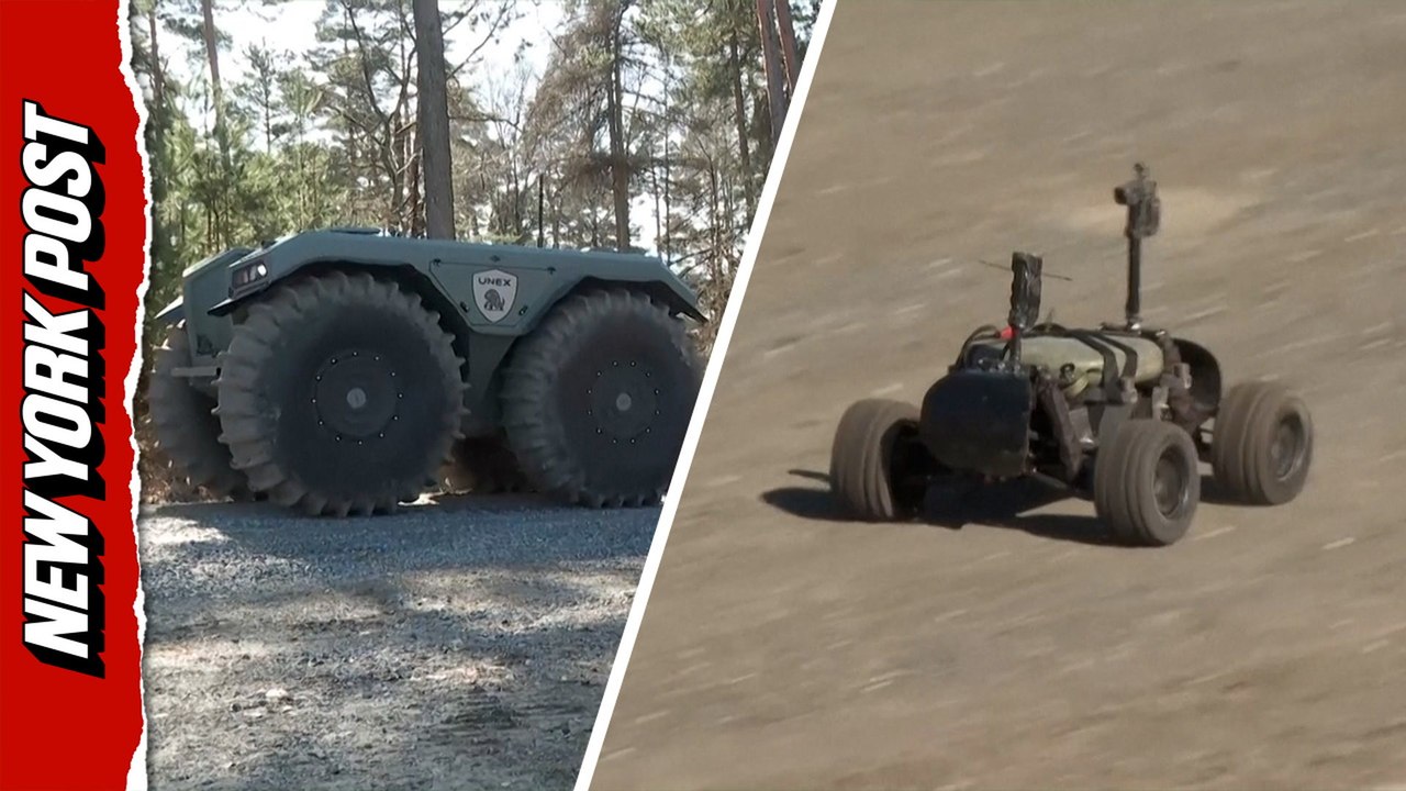 US Army tests unmanned combat vehicles in Germany