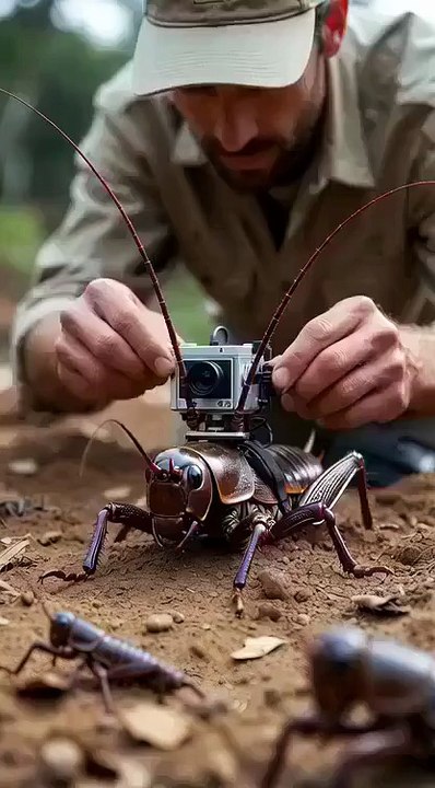 Inside a Mole Cricket Burrow POV