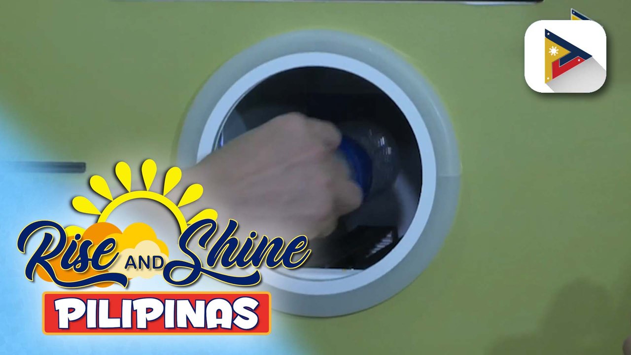 Pagreresiklo ng mga plastic bottles, mas pinadali sa tulong ng green recycling machines (GRMs)