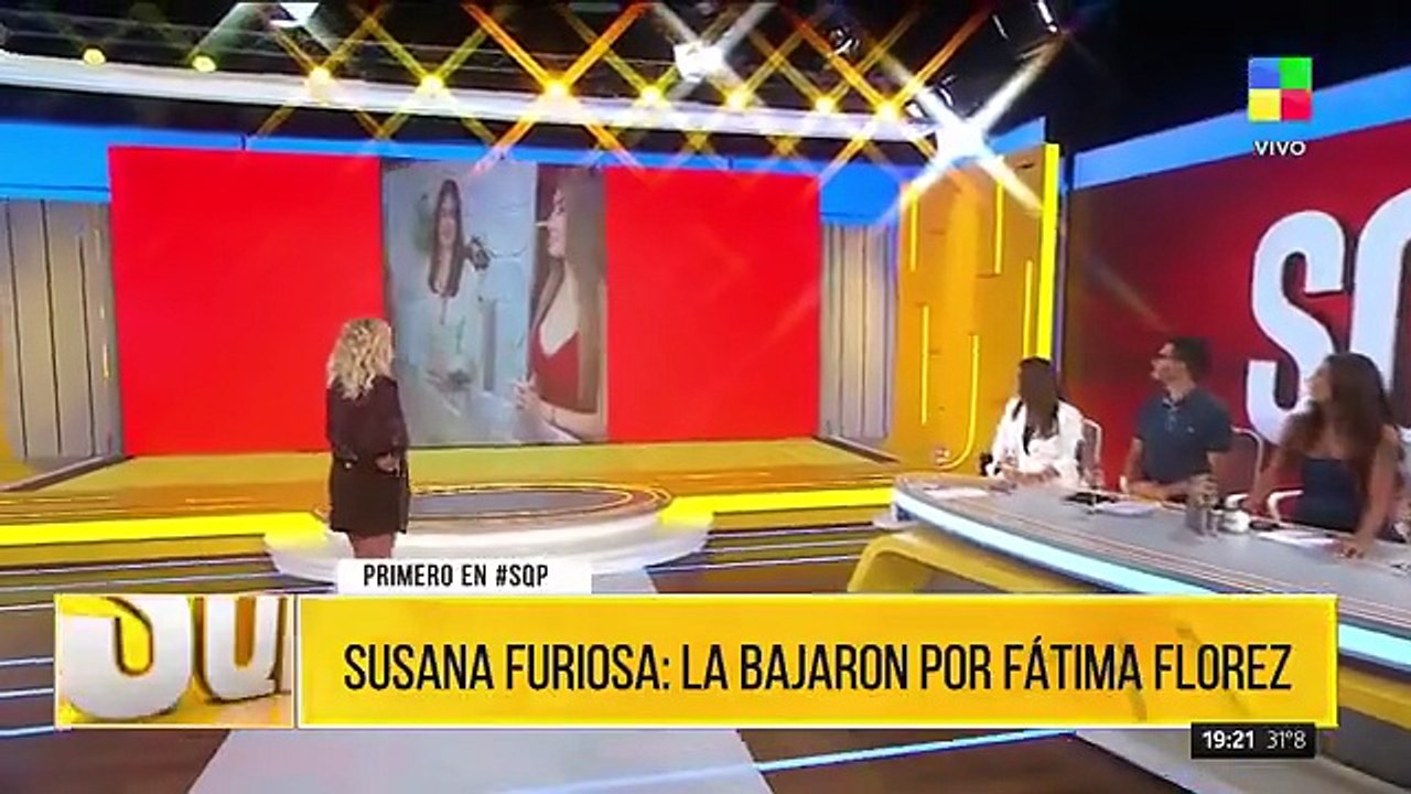 Bajaron a Susana Giménez por Fátima Flórez y la diva estalló de furia