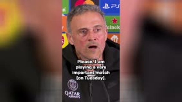 'I don't care' - Enrique dismisses Chelsea job question ahead of UCL clash