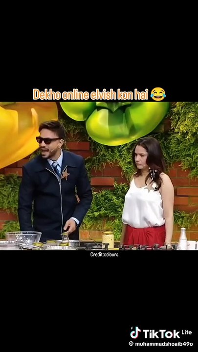 Barthi say elvish Yadav late coming iñ shoot of laughter chef season 3 unlimited entertainment on color TV