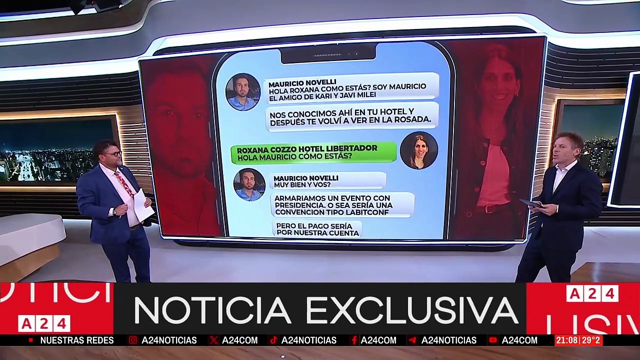 Audios y chats de Novelli