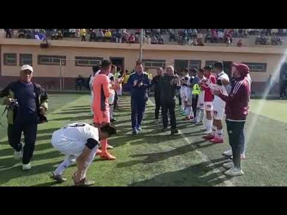 بعد التأهل لدوري الدرجة الثانية.. ممر شرفي من لاعبي فريق محلة حسن لفريق طنطا