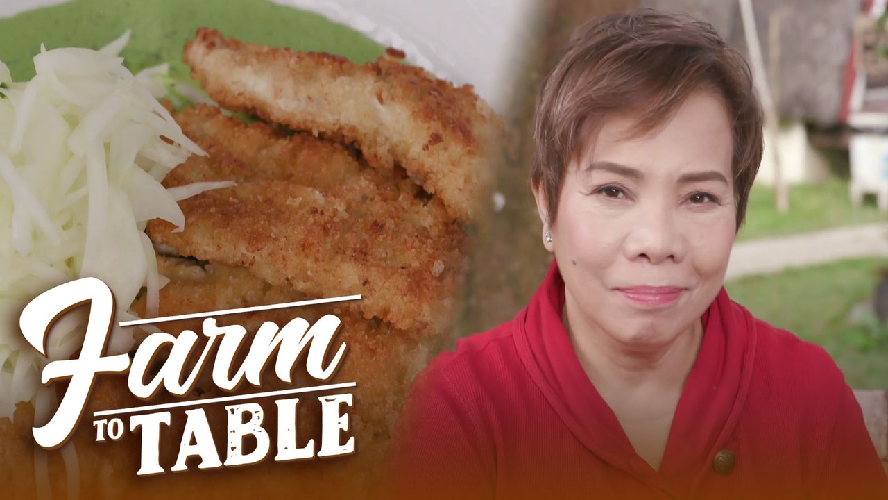 Chef JR Royol cooks ‘Crispy Chicken with Malunggay Sauce’ for Ms. Susan Enriquez! | Farm To Table