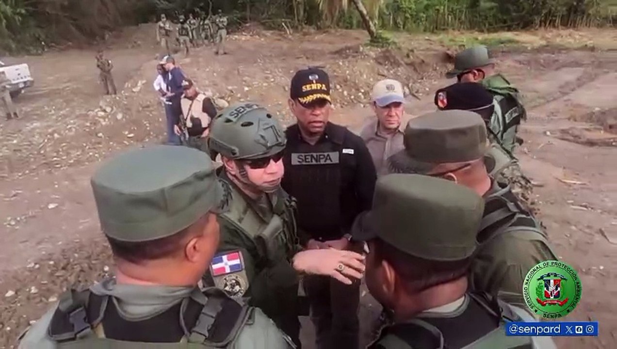 Medio Ambiente interviene el río Haina para recuperar su cauce y detener la extracción ilegal de agregados