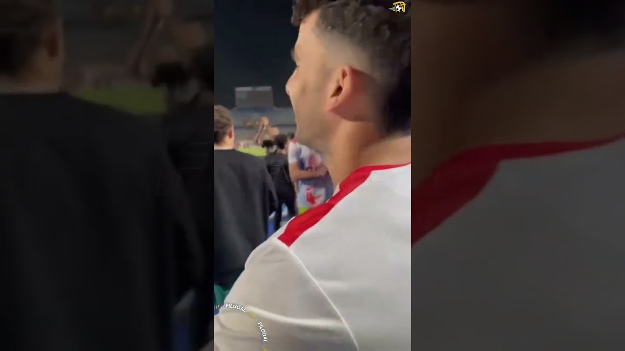 احتفالات هستيرية من لاعبي الزمالك مع الجمهور بعد التأهل إلى نهائي كأس مصر