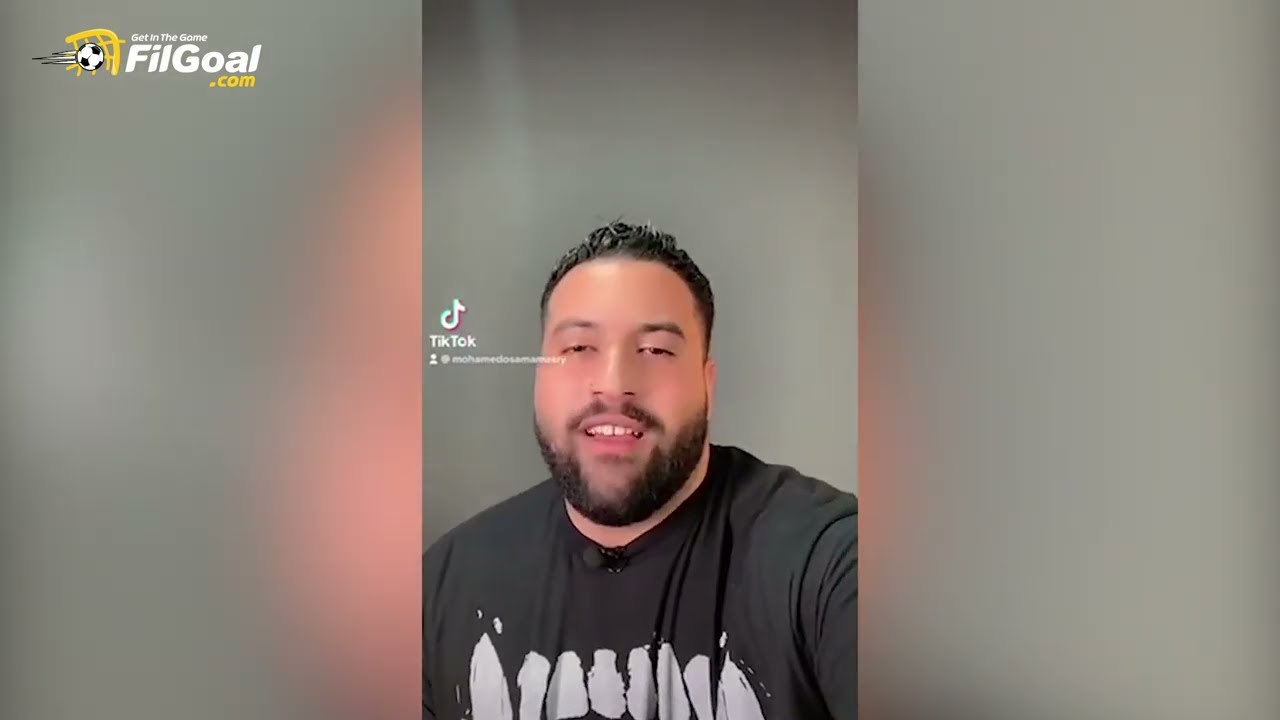 محمد علي حارس مرمى منتخب مصر يخسر في تحدي في الجول والعقاب أغنية وفيديو تيك توك