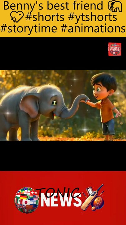 Benny's best friend 🐘💖#shorts #ytshorts #storytime #animation