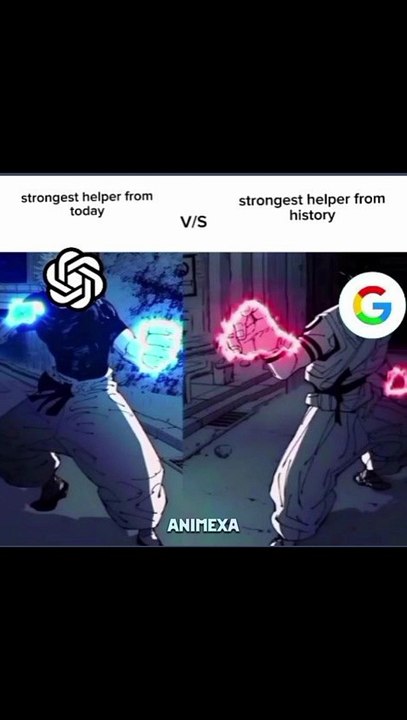 ChatGPT vs Google ☠️ [Anime Funny Memes | Jujutsu Kaisen Memes | Gojo vs Sukuna]#chatgptvsgoogle#jjk
