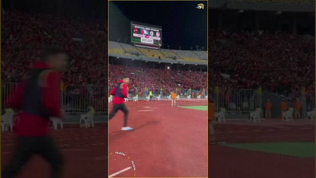 نفديك يا فلسطين.. هتافات جمهور الأهلي خلال مباراة شباب بلوزداد