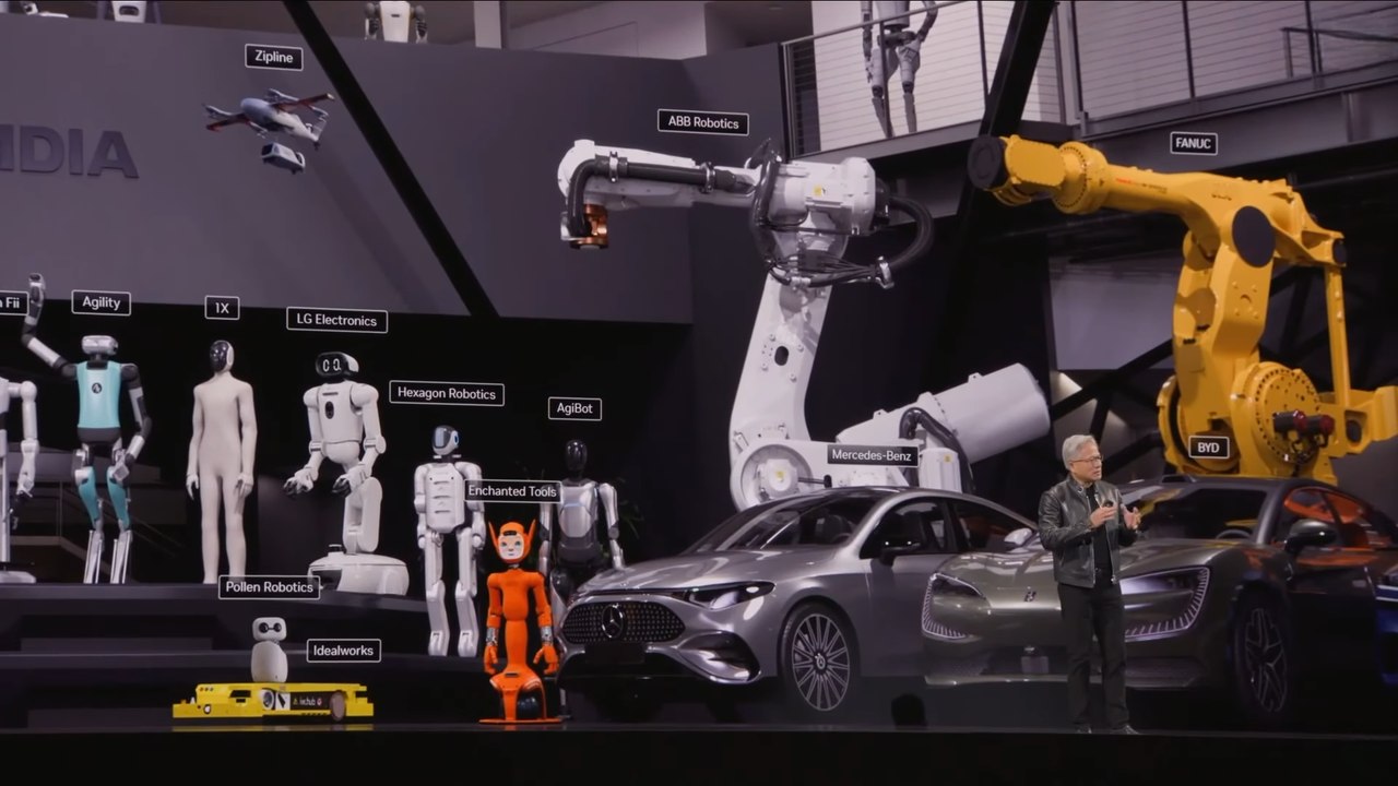 NVIDIA autonome Fahrzeuge und Roboter treiben KI-Technologie voran