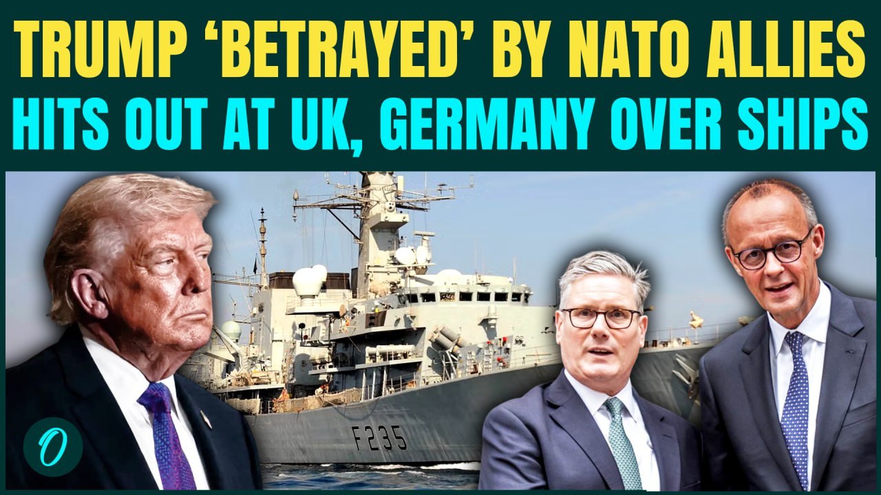 Trump ‘Disappointed’ With UK, Germany For Not Deploying Warships in Strait of Hormuz | US Iran WAR