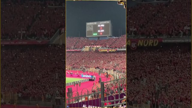 فرحة جماهير الأهلي بهدف أفشة ضد العين الإماراتي