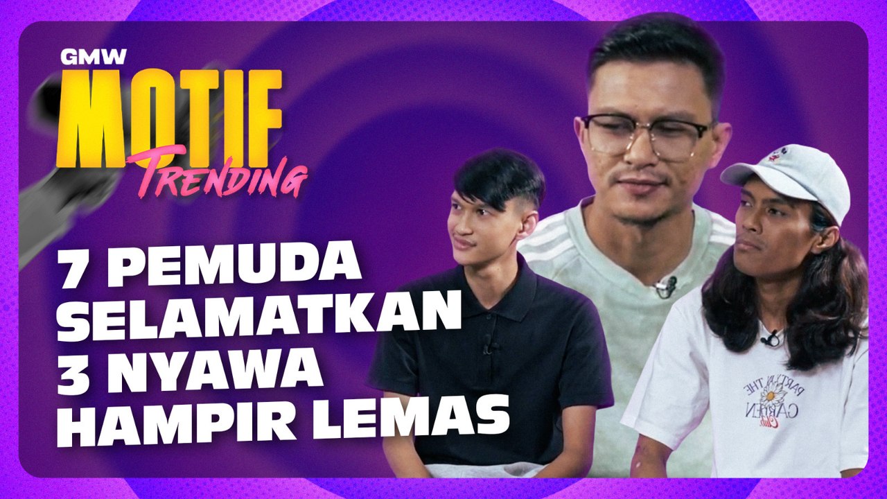7 Pemuda Buat Rantaian Manusia Untuk Selamatkan 3 Beranak! | Motif Trending S5