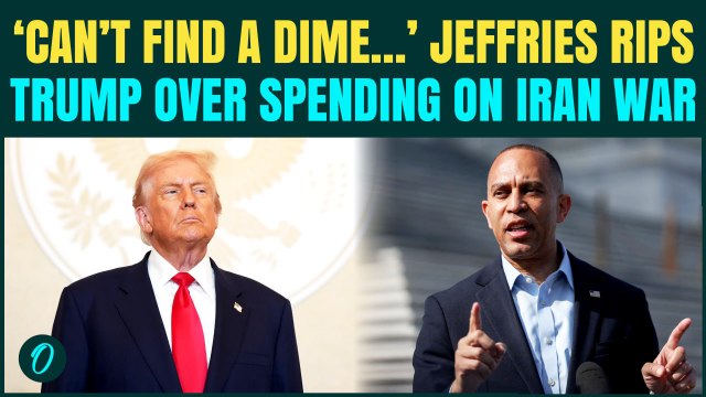 Jeffries UNLEASHES On Trump For Spending Billions on Bombing Iran; Criticizes for Ignoring Americans