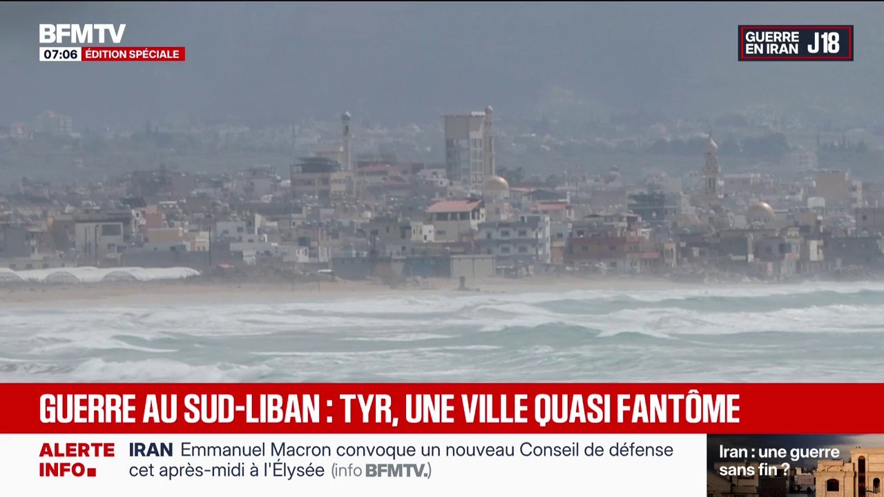 Guerre au Moyen-Orient: la ville libanaise de Tyr, qui a fait l'objet d'un avis d'évacuation de l'armée israélienne, est devenue quasi fantôme