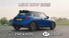 MINI John Cooper Works 2025 in Icy Sunshine Blue