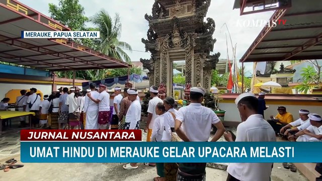 Jelang Nyepi, Umat Hindu di Merauke Gelar Upacara Melasti | JURNAL NUSANTARA
