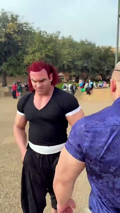 Yujiro finds a best friend 👹#yujirohanma