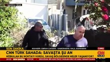 Hizbullah’tan İsrail’e füze yağmuru! CNN TÜRK ekibi o anları görüntüledi: Sirenler çaldı, herkes sığınaklara koştu!