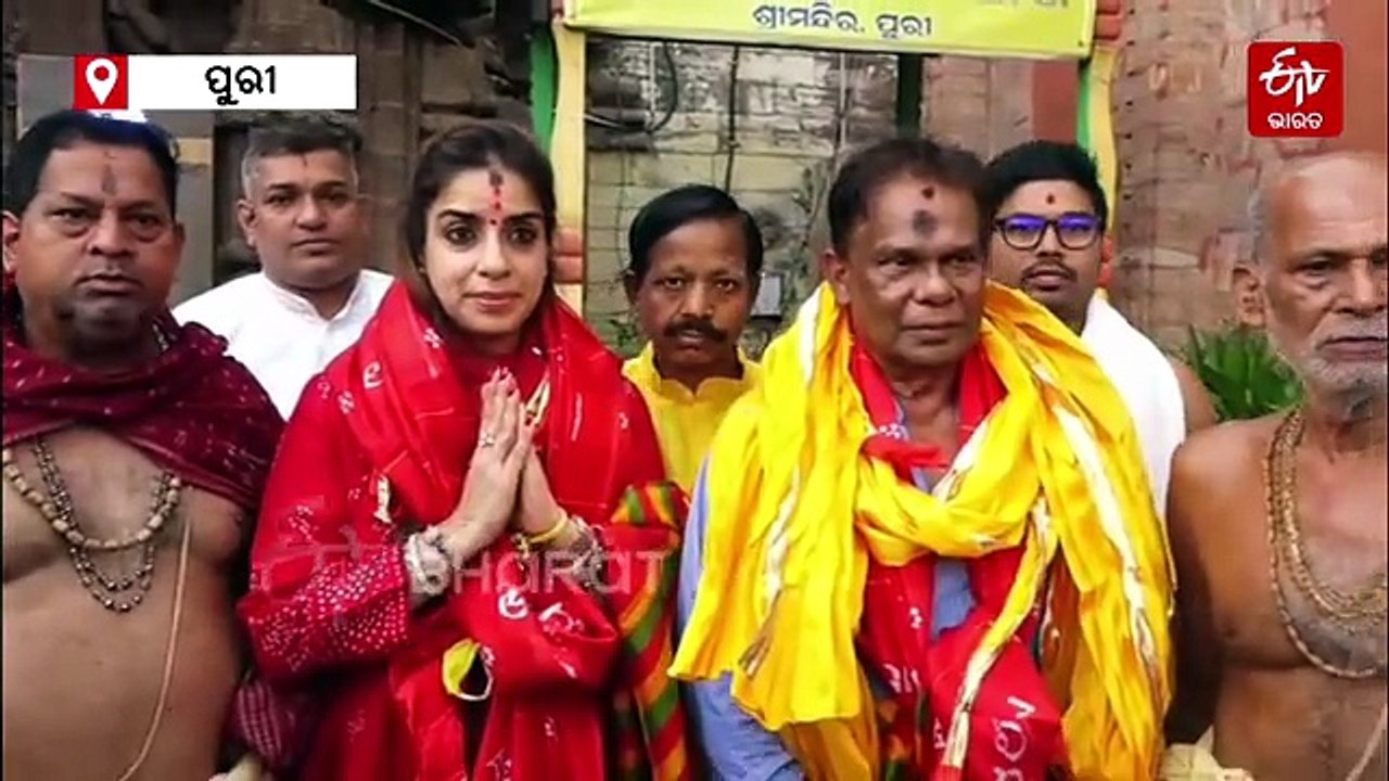 ମହାପ୍ରଭୁଙ୍କ ଆଶୀର୍ବାଦ ନେଲେ ନବ ନିର୍ବାଚିତ ରାଜ୍ୟ ସଭା ସାଂସଦ ଦିଲୀପ ରାୟ