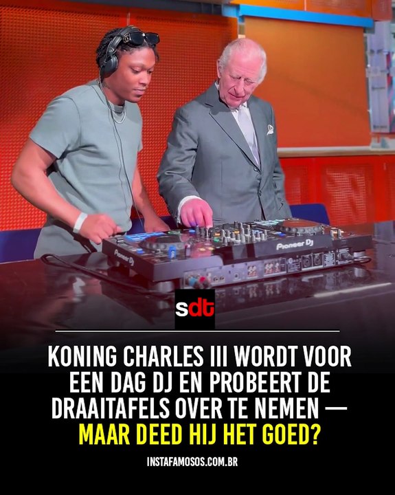 Koning Charles III wordt voor een dag DJ en probeert de draaitafels over te nemen — maar deed hij het goed?