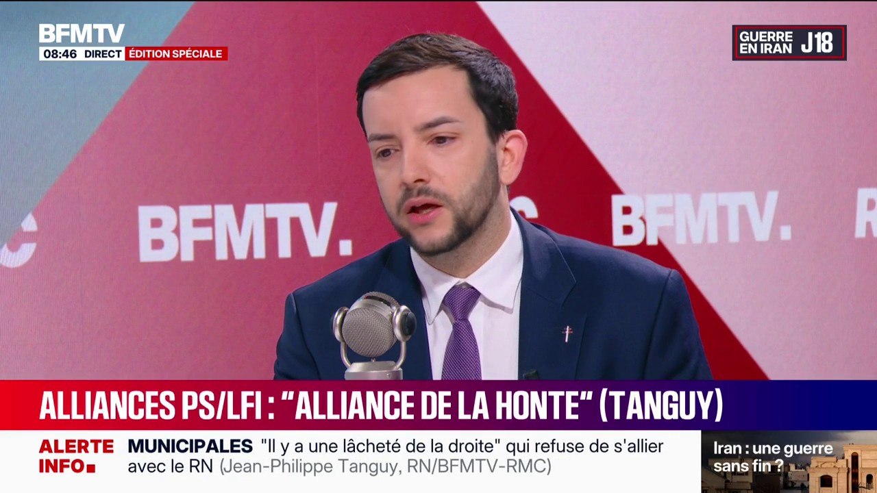 Municipales à Paris: pour Jean-Philippe Tanguy (RN), Sarah Knafo "a menti aux électeurs à Paris"