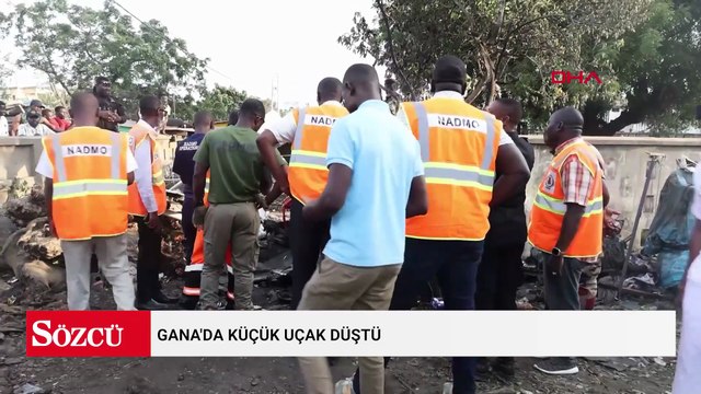Gana'da küçük uçak düştü: 2 ölü