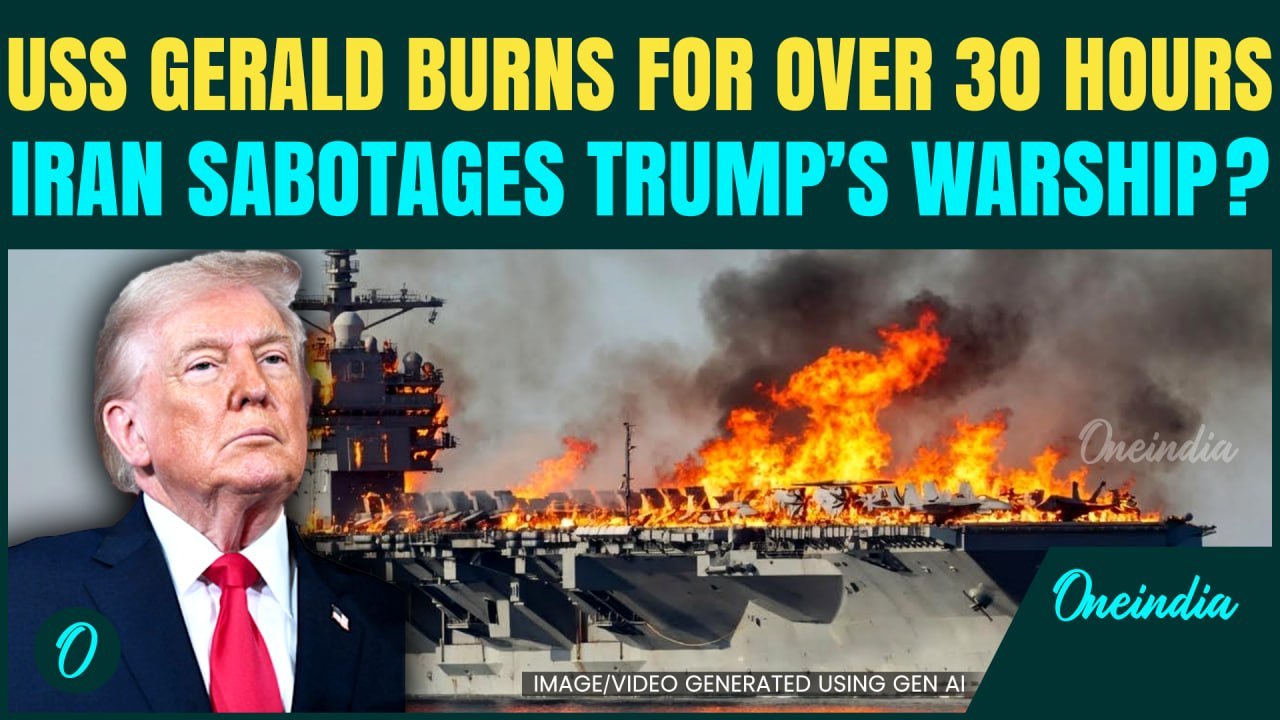 Iran BOMBS USS Gerald R Ford? Trump’s Largest Warship BURNS For 30+ Hours; 600 Soldiers Sent Home?