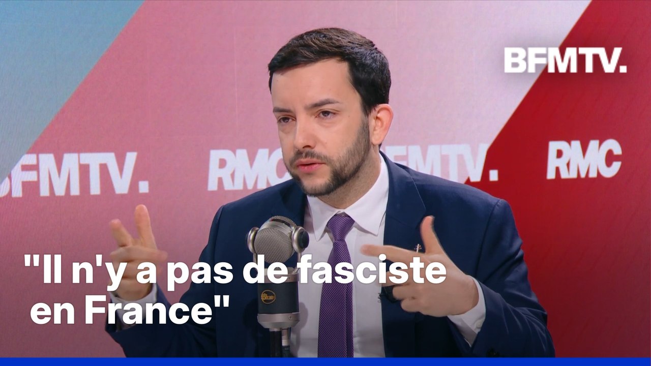 Municipales 2026: "Il n'y a pas de fasciste en France", assure Jean-Philippe Tanguy, député Rassemblement national