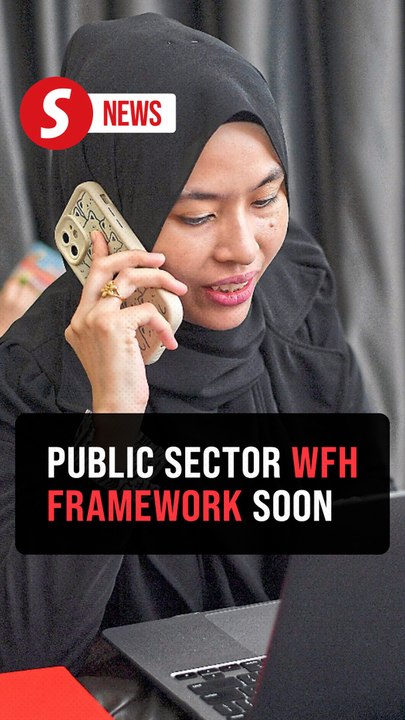 Public sector work-from-home framework expected after Hari Raya