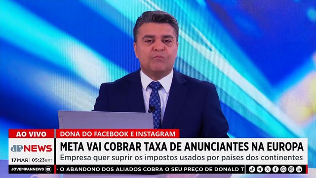 Meta vai cobrar taxa extra de anunciantes por impostos digitais da Europa; Bruno Meyer comenta