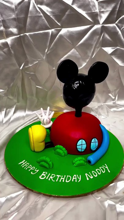 3D Mickey Mouse Clubhouse Theme Cake – Custom Birthday Cake in Gurgaon