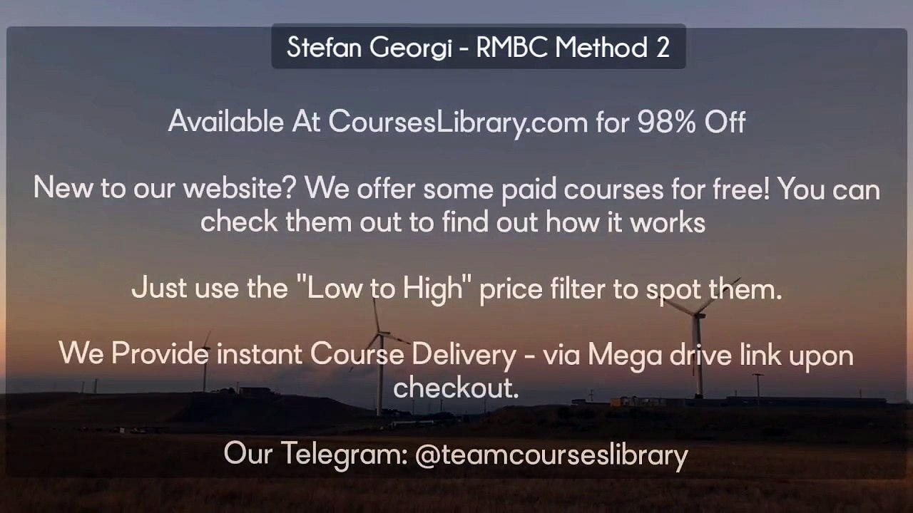 (Courseslibrary.com)Stefan Georgi - RMBC Method 2