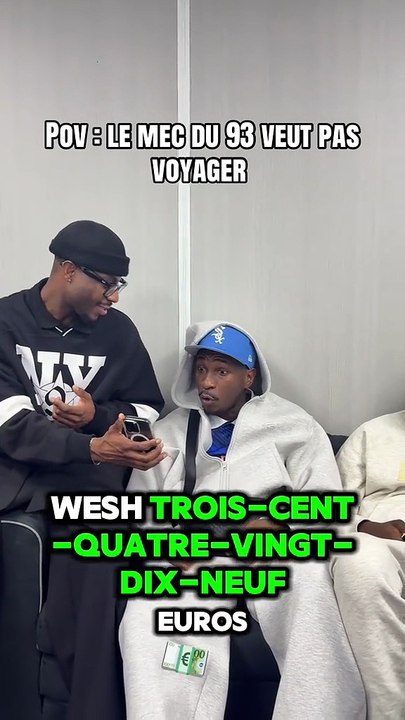 Pov : le mec du 93 ne veut pas bouger en vacance