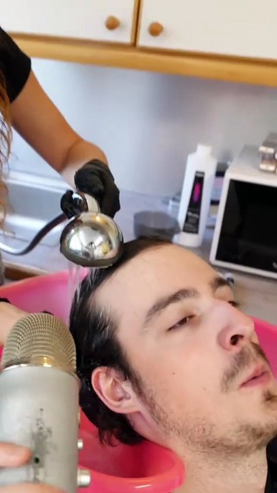 salon de coiffeur ASMR