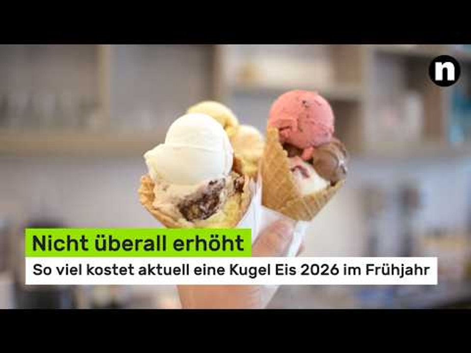 Nicht überall erhöht: So viel kostet aktuell eine Kugel Eis 2026 im Frühjahr