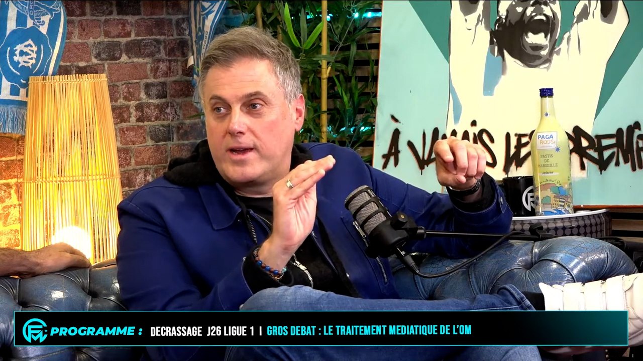 "On n'est pas là pour dire du mal du bien ou du mal de l'OM"