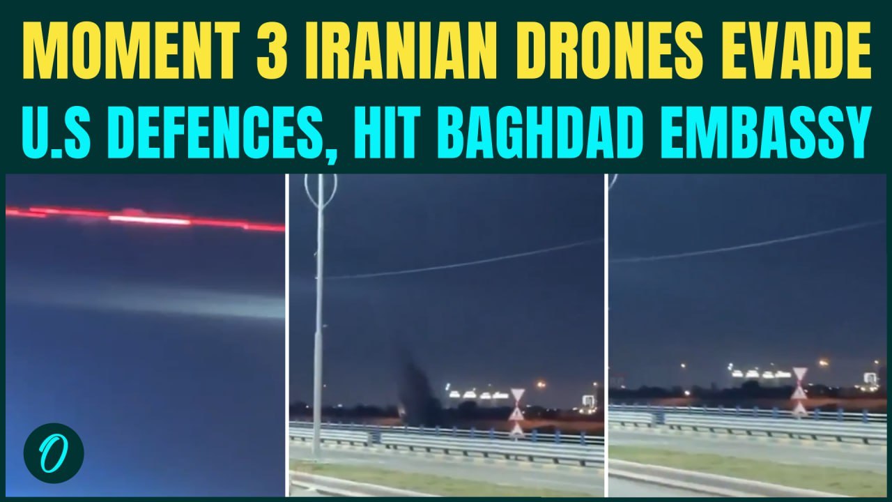 Iran’s Shahed Drones FOOL U.S C-RAM Defences; BOMB U.S Embassy in Baghdad; CHILLING Attack VIDEO