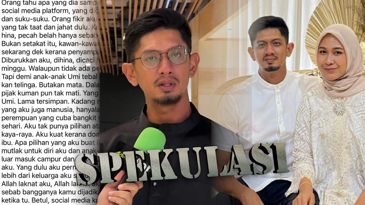 Idzam Ismail tergelak baca status FB bekas isteri dakwa panas baran dan ‘kaki maki’