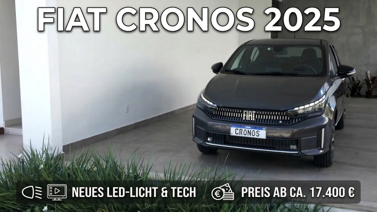 Fiat Cronos 2025 Facelift: Was steckt hinter dem Erfolgsmodell?
