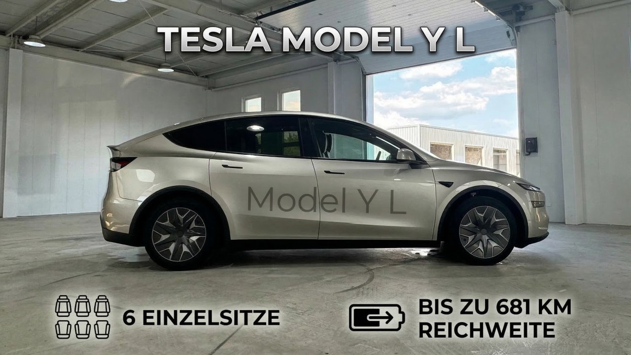 2026 Tesla Model Y L zeigt sich als praktische Alternative zum Model X
