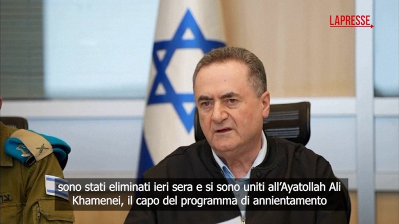 L'annuncio di Katz: «Ali Larijani e Gholam Reza Soleimani sono stati uccisi»