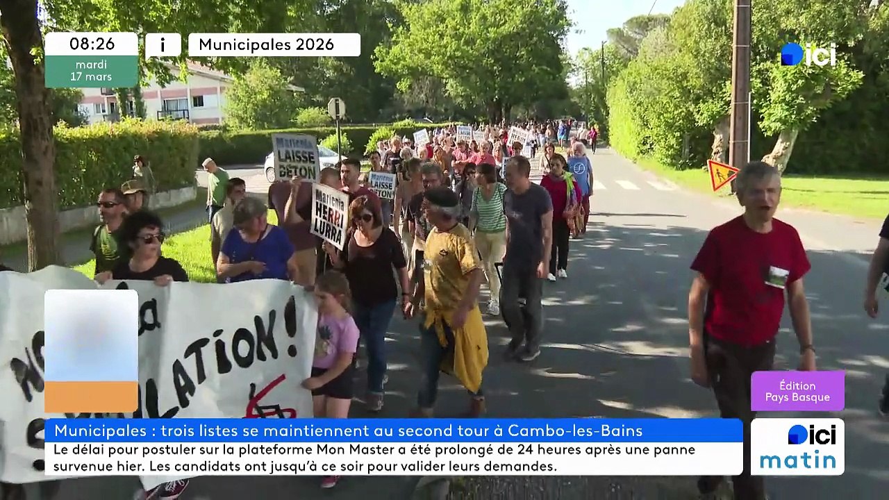 Les élections municipales sur ICI Pays Basque : le débat de Cambo