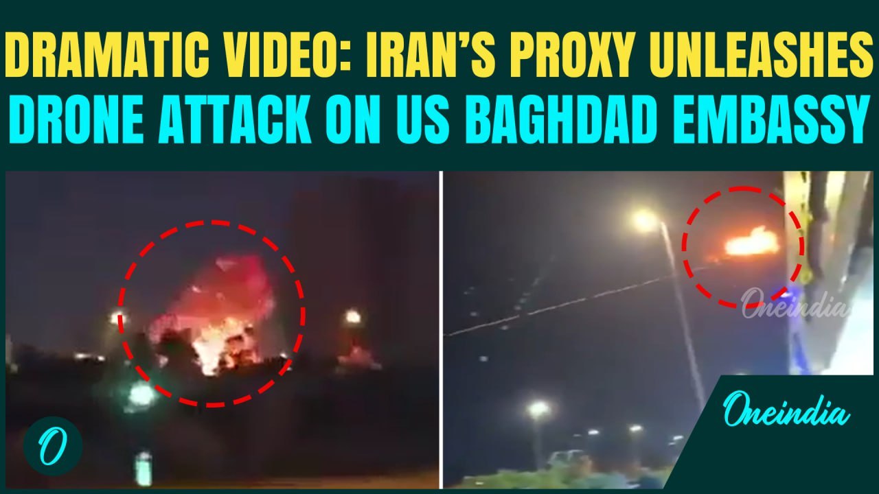 DRAMATIC VIDEO: Iraqi Militia Drone Swarm Targets U.S Embassy In Baghdad; EXPLOSIONS Rock Green Zone
