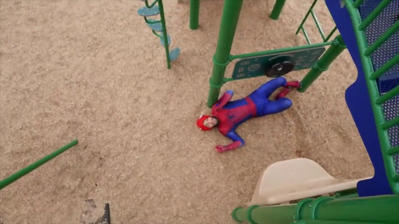 Spiderman vs Batman Real Life Battle Superhero Movie