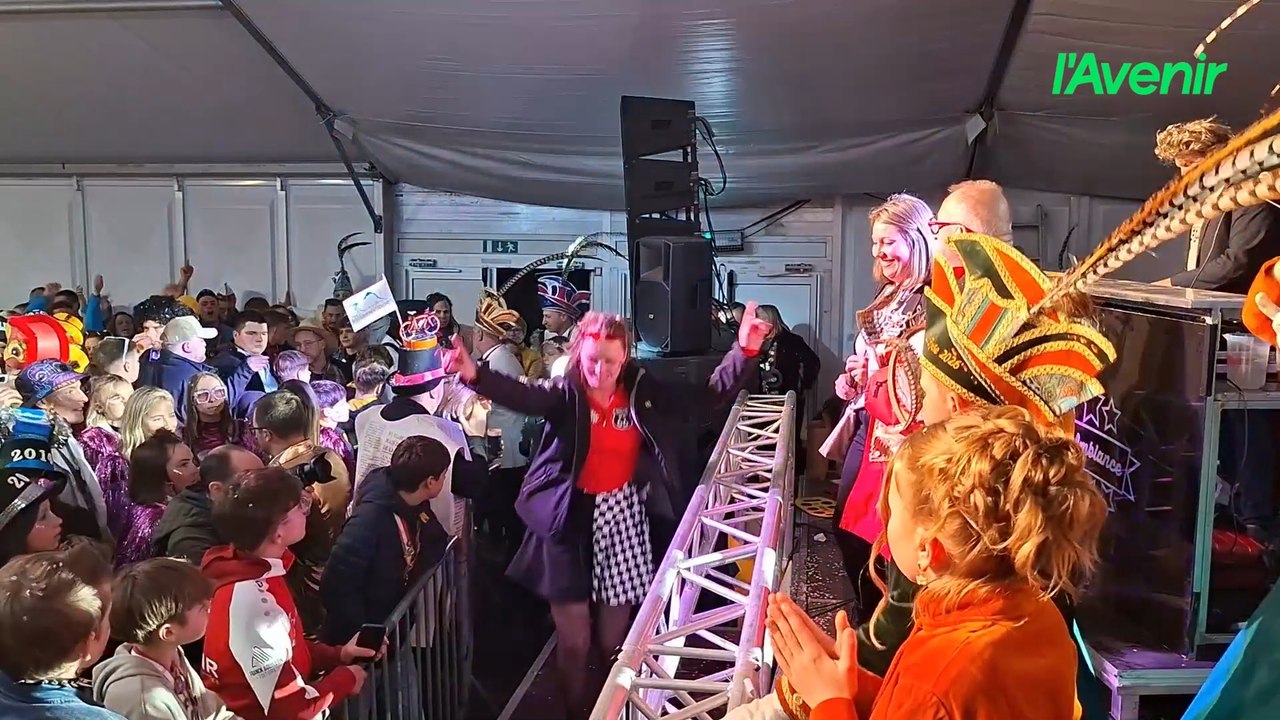 Vecmont sur le toit du carnaval à La Roche-en-Ardenne