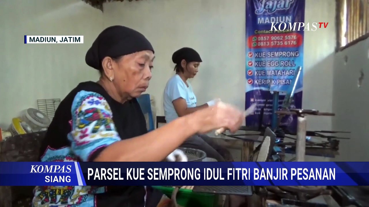 Perajin Kue Semprong di Madiun Kebanjiran Pesanan, Naik hingga 200 Persen Jelang Lebaran