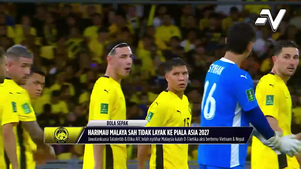 Harimau Malaya sah tidak layak ke Piala Asia 2027